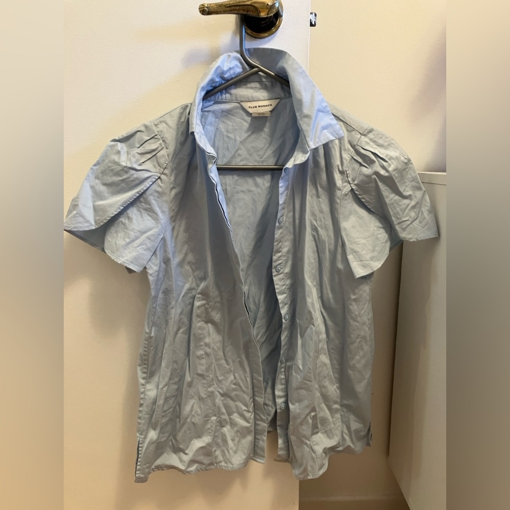 SOLD Club Monaco Sky Blue Casual Shirt - XS